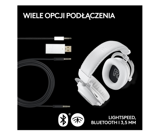 Logitech OUTLET - G PRO X 2 Lightspeed białe - 1365669 - zdjęcie 10